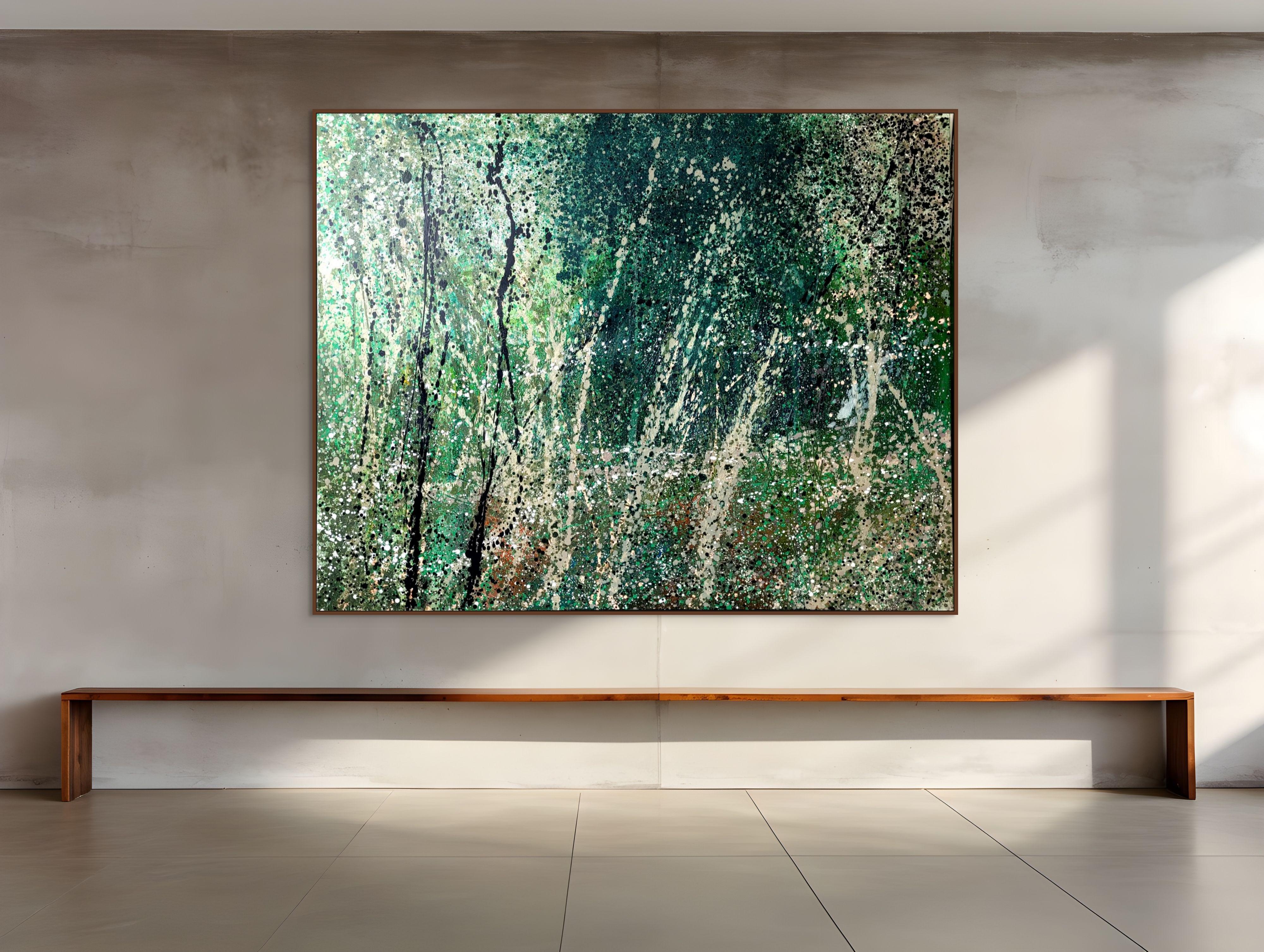 Un messaggio chiaro (Pittura astratta) - Painting Astratto di Reiner Heidorn