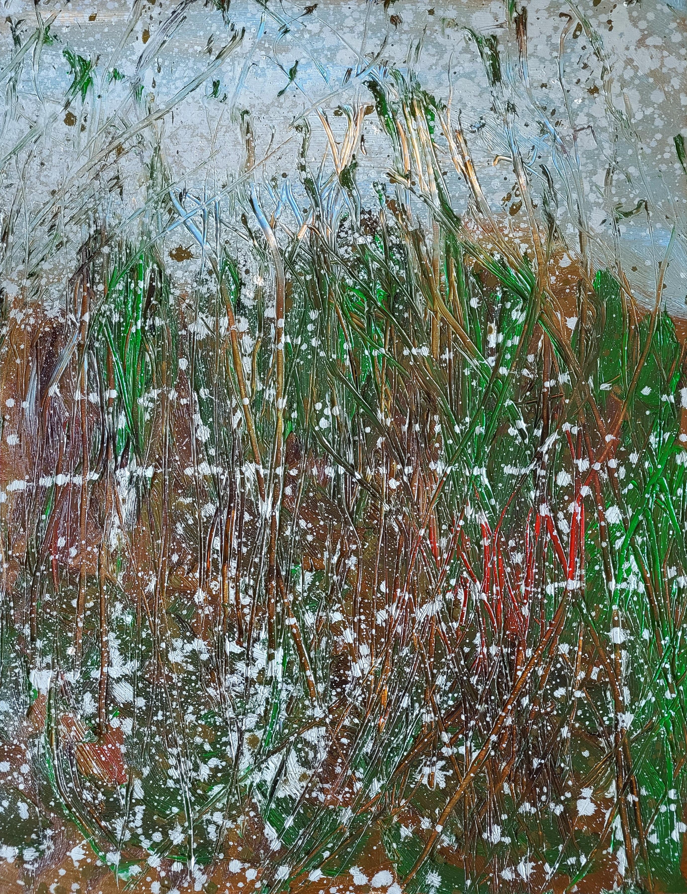 Reiner Heidorn ist ein autodidaktischer deutscher zeitgenössischer Maler, der für seine monumentalen abstrakten Ölgemälde bekannt ist, die die Grenzen zwischen Mensch und Natur auflösen. In seinem Studio in der Nähe von München hat er eine