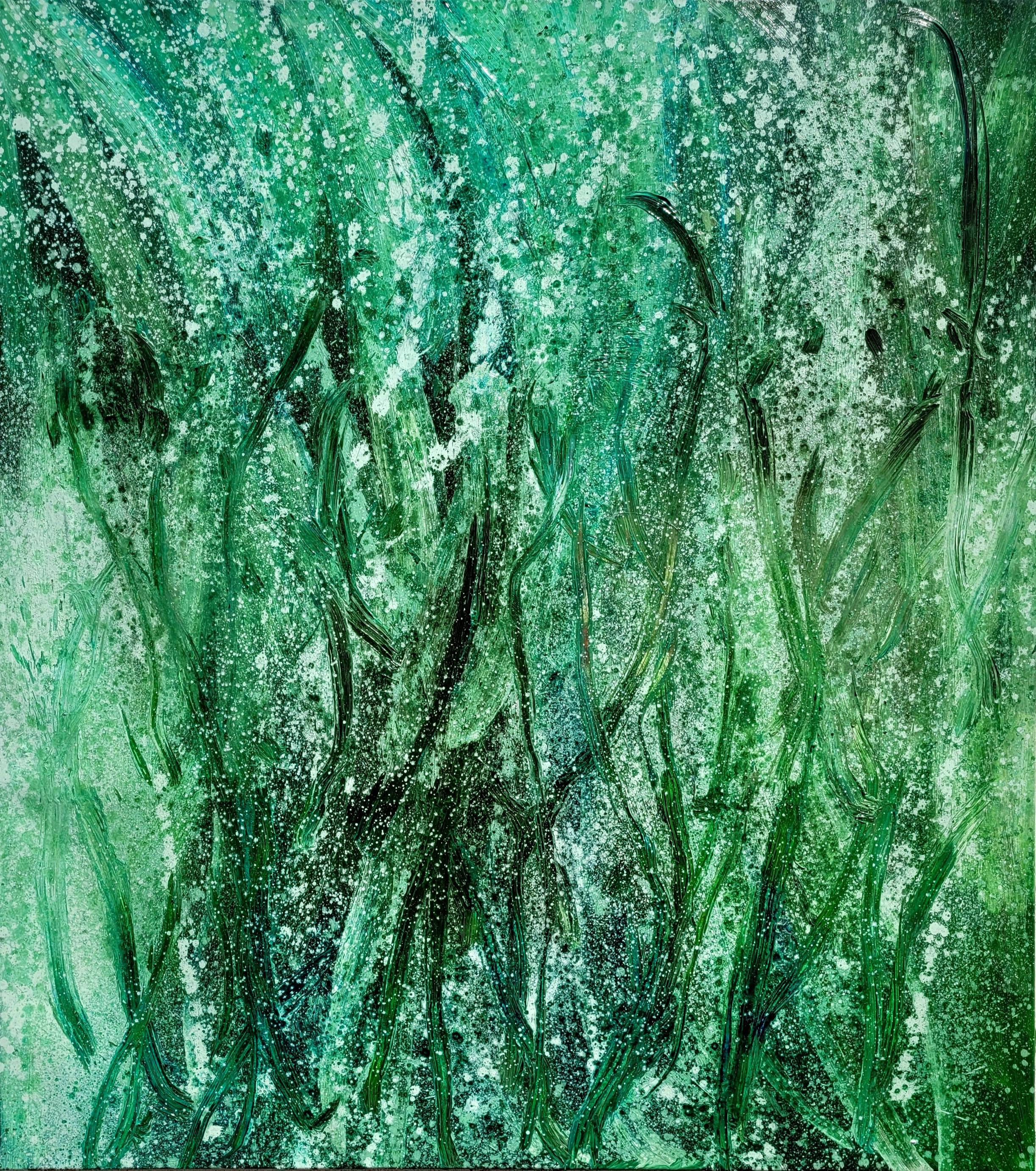 Grasswater (Abstract Painting) For Sale 3