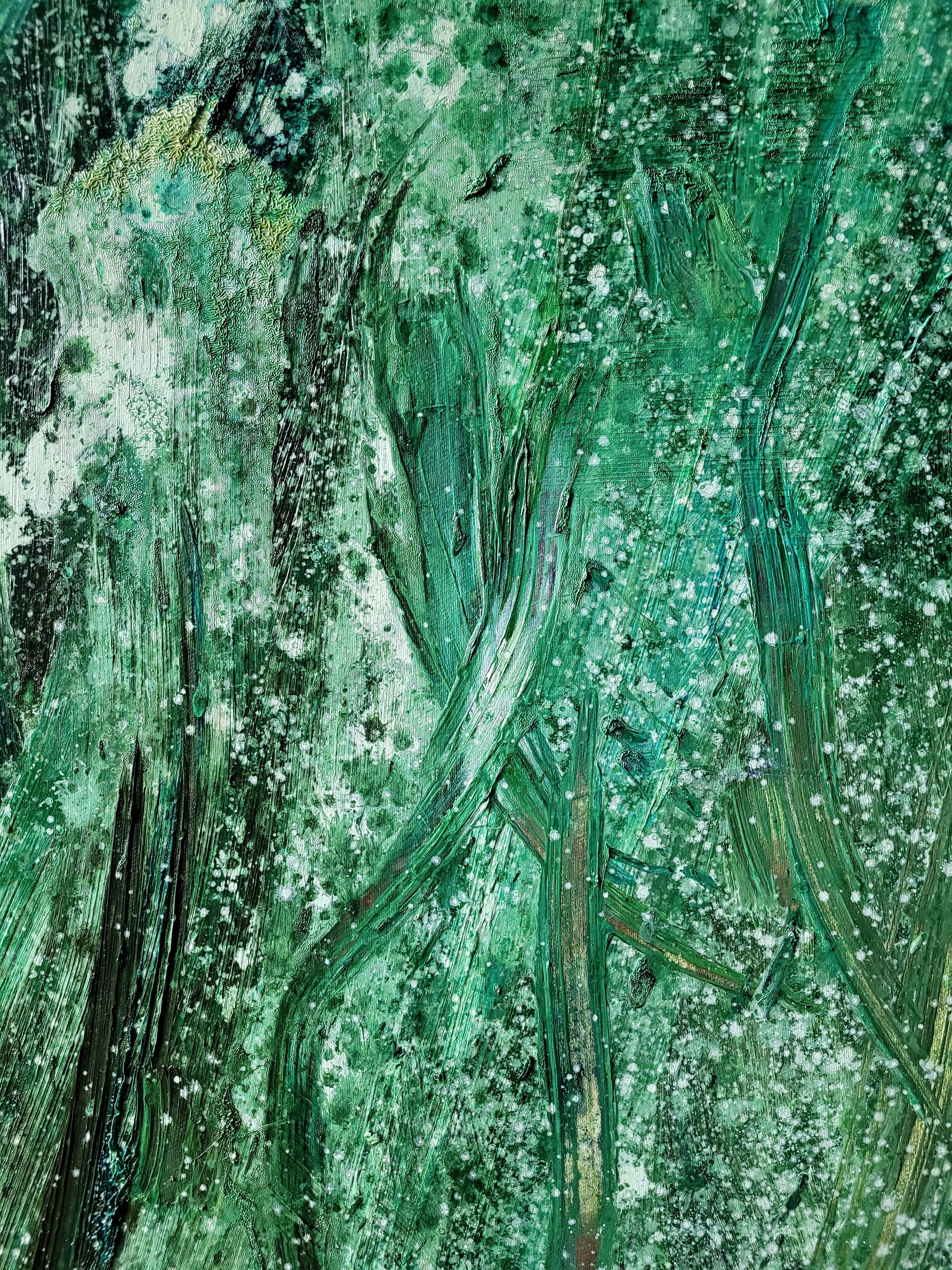 Grasswater (Abstract Painting) For Sale 5