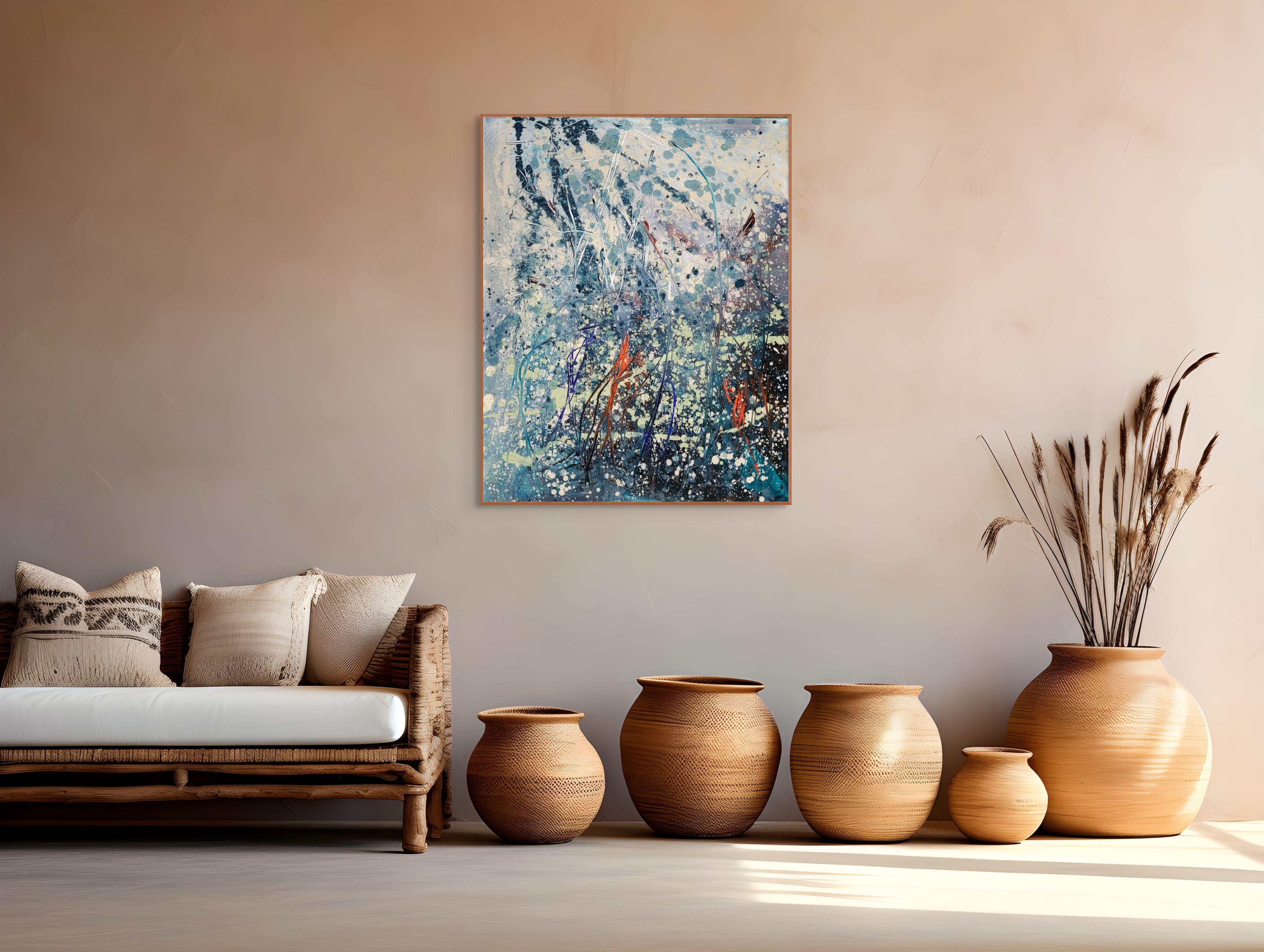 Lush damp 2 (Abstract Painting) For Sale 2