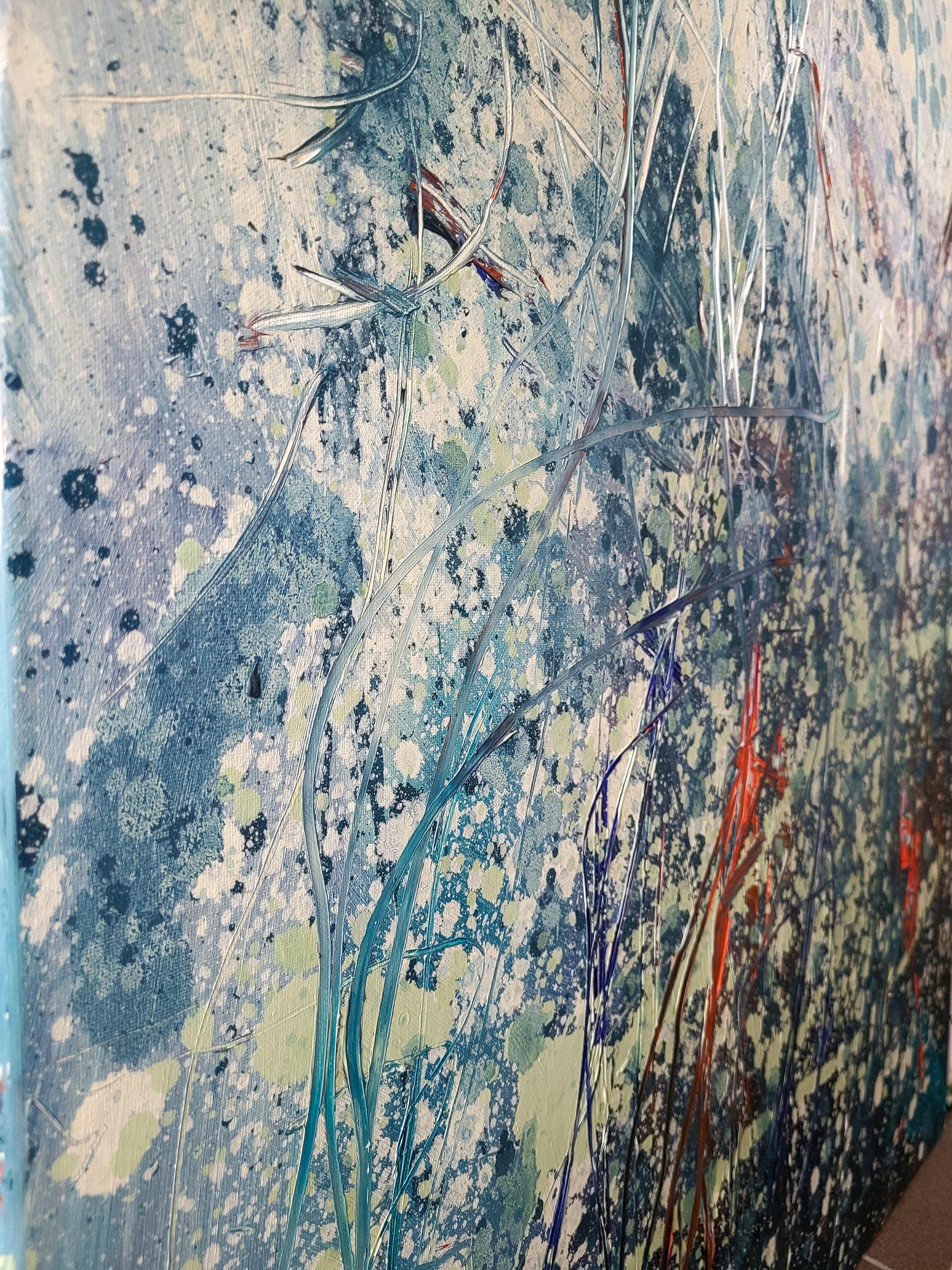 Lush damp 2 (Abstract Painting) For Sale 4