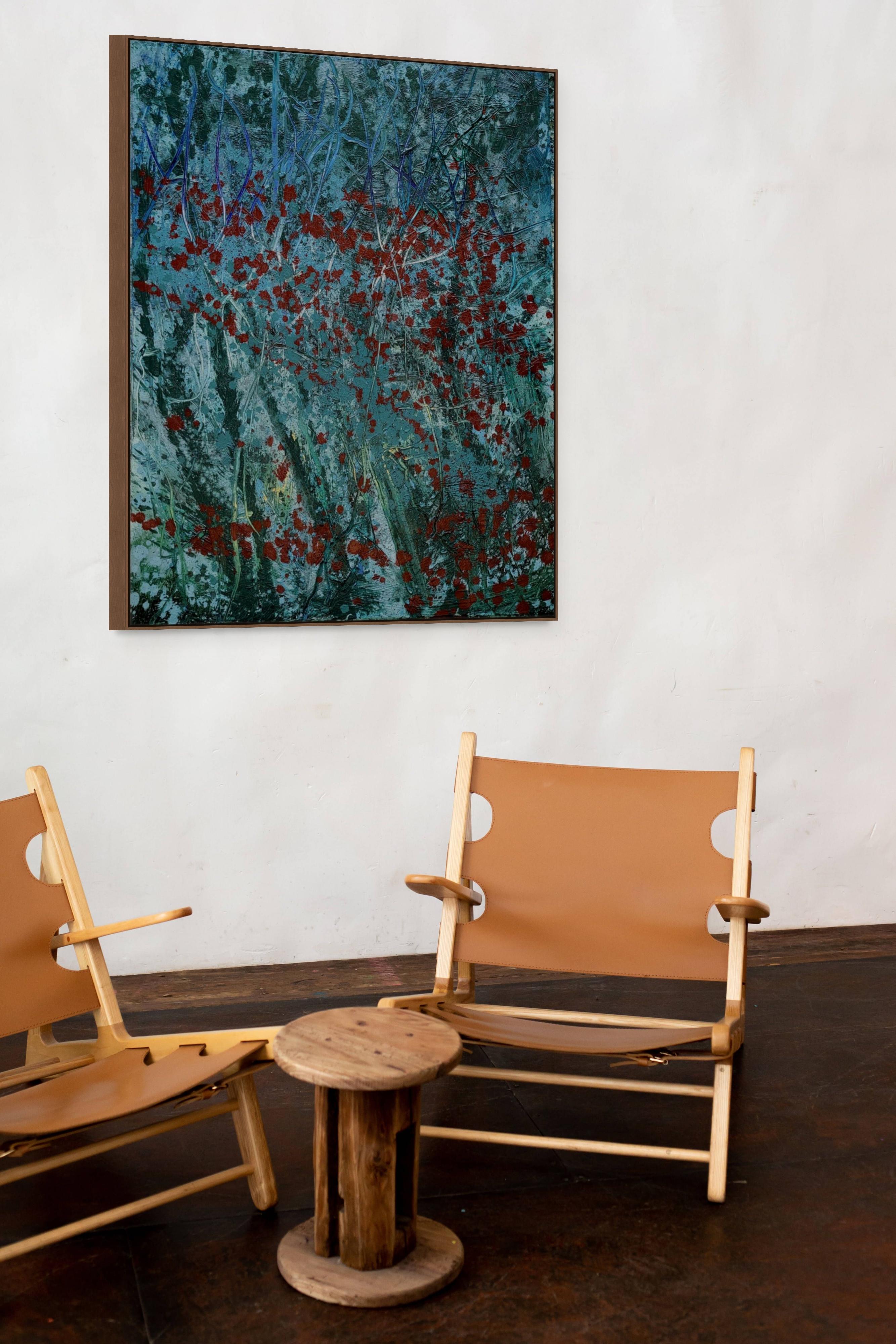 Nightplants (Abstract Painting) For Sale 2