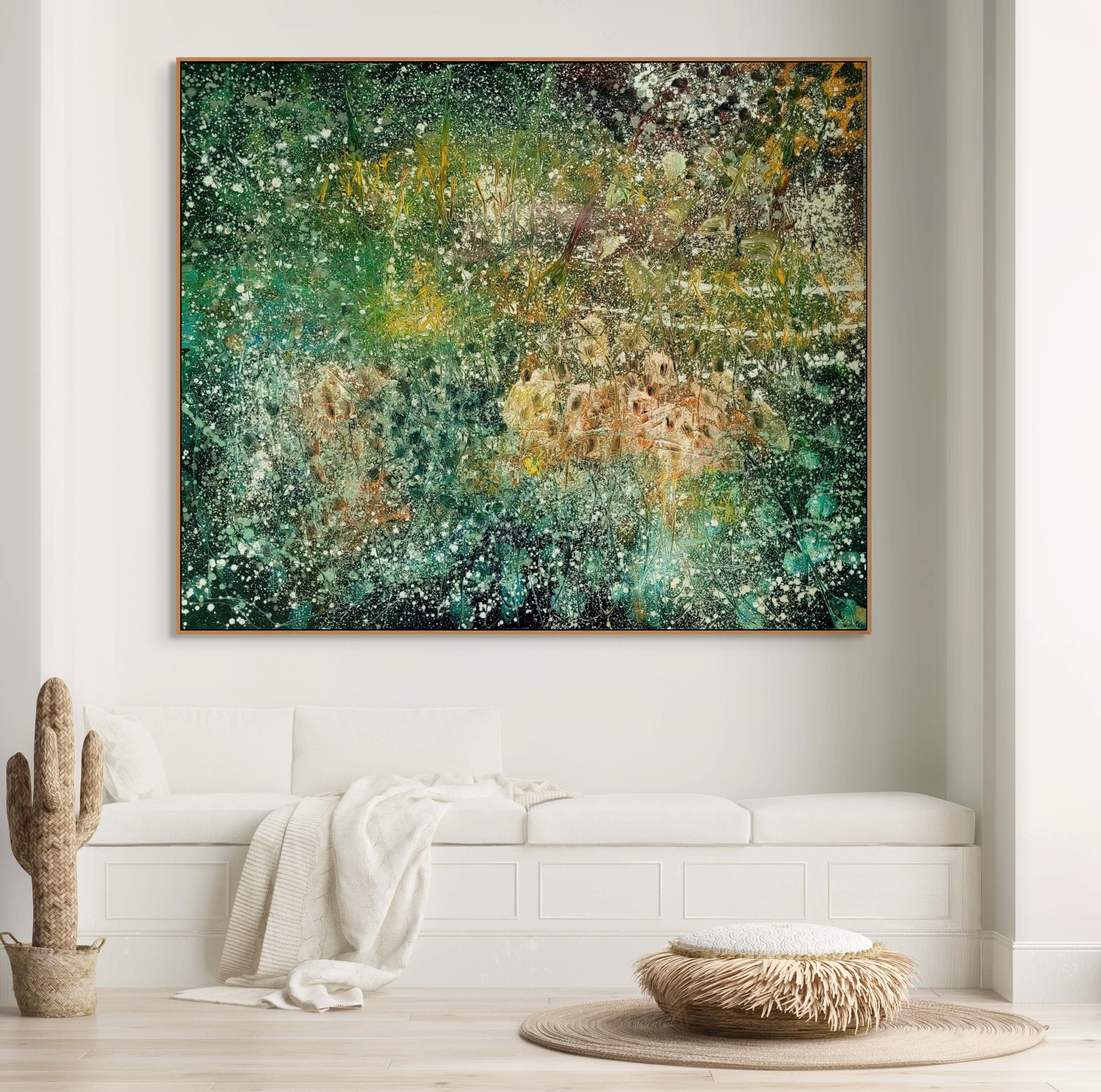 Reiner Heidorn ist ein autodidaktischer deutscher zeitgenössischer Maler, der für seine monumentalen abstrakten Ölgemälde bekannt ist, die die Grenzen zwischen Mensch und Natur auflösen. In seinem Studio in der Nähe von München hat er eine