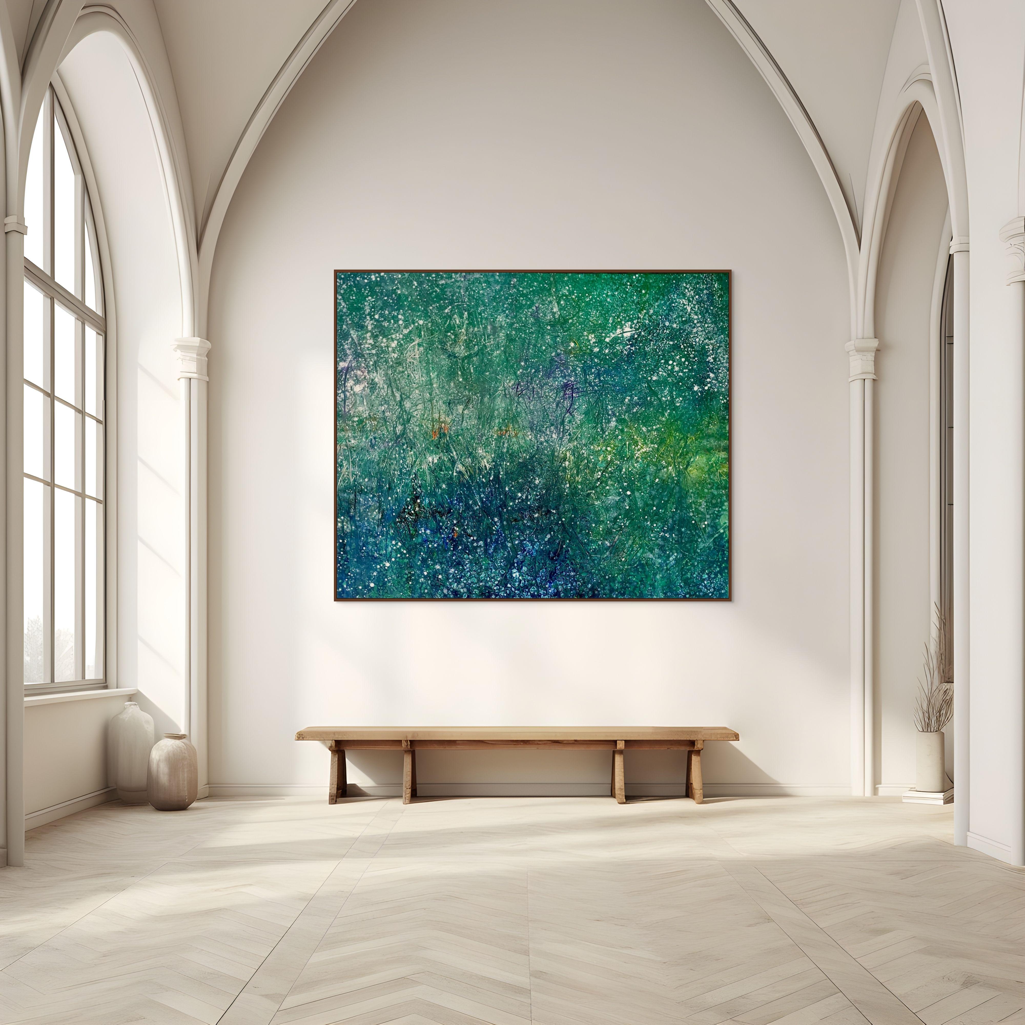 The hidden field (Abstract Painting) For Sale 1