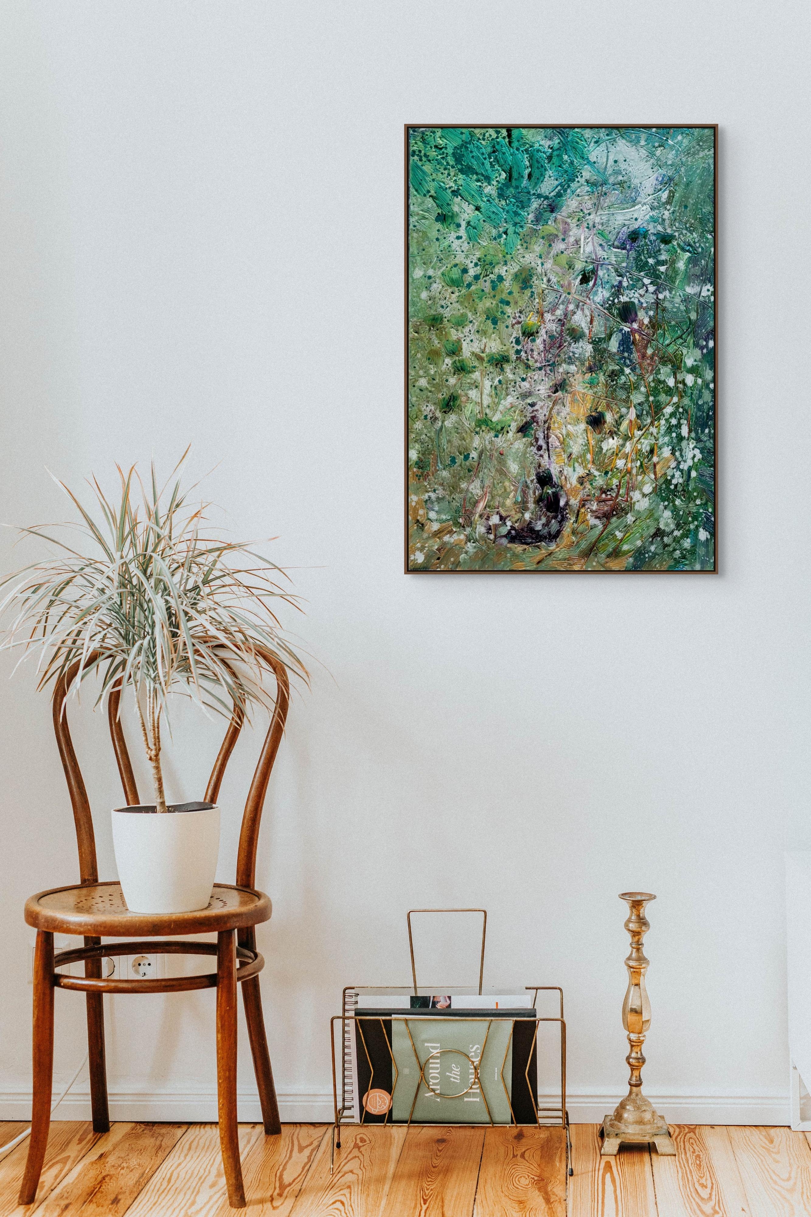 Grado non specifico 2 (Pittura astratta) - Painting Astratto di Reiner Heidorn