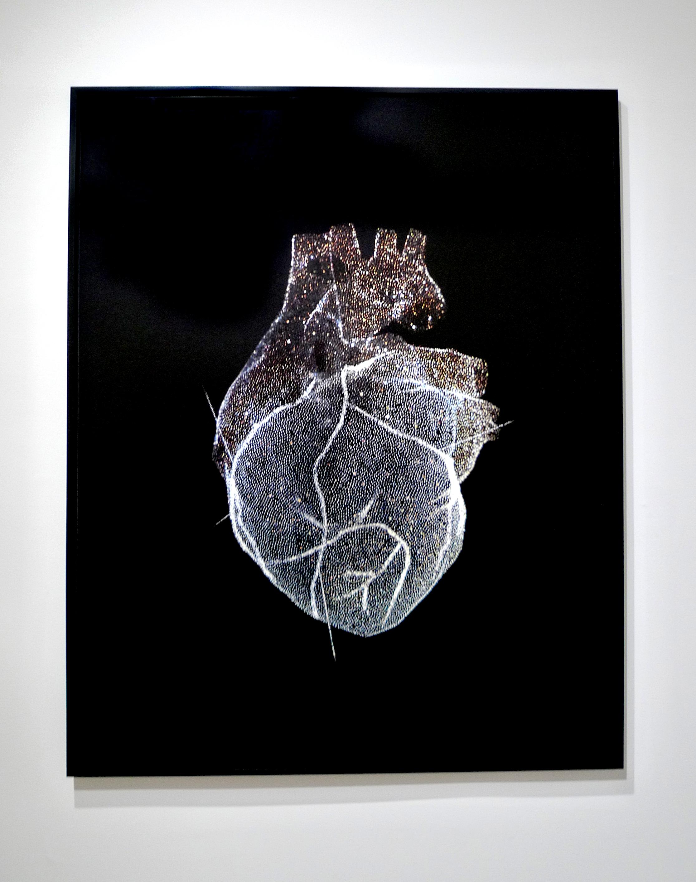 Glass Model of a Heart, love - Photograph by Reiner Riedler