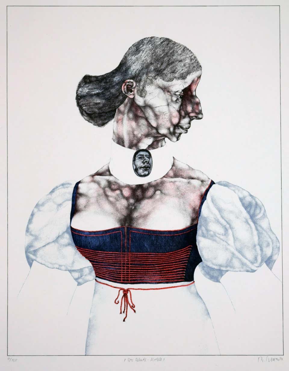 Rafał Olbiński - Castles of imagination - Surrealist print, Limited