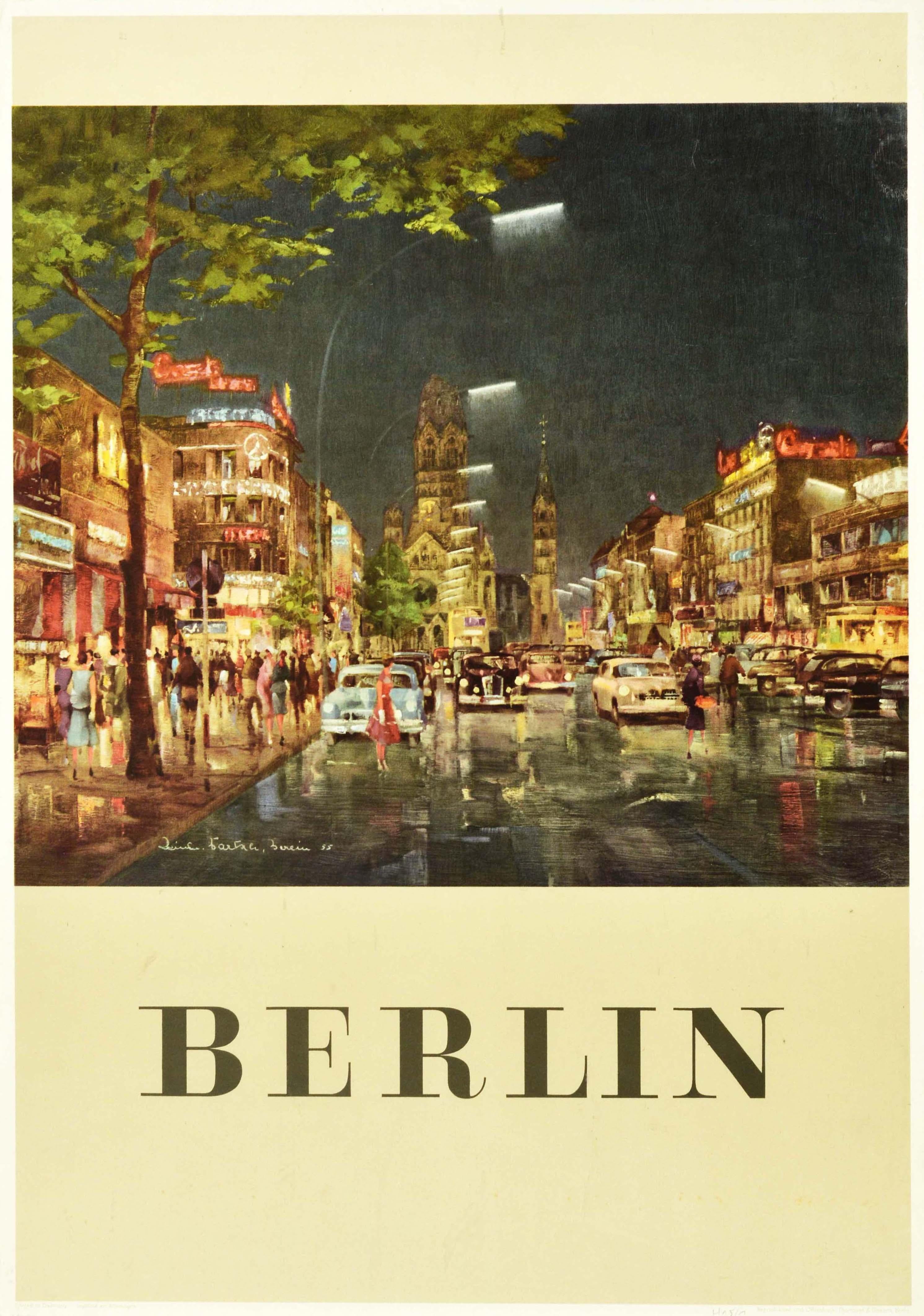 TRAVEL TOURISM BERLIN GERMANY LARGE POSTER ART PRINT BB2840A 