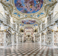 ""Abbaye d'Admont, salle de la bibliothèque, Autriche"", photographie de Reinhard Görner, 2016.