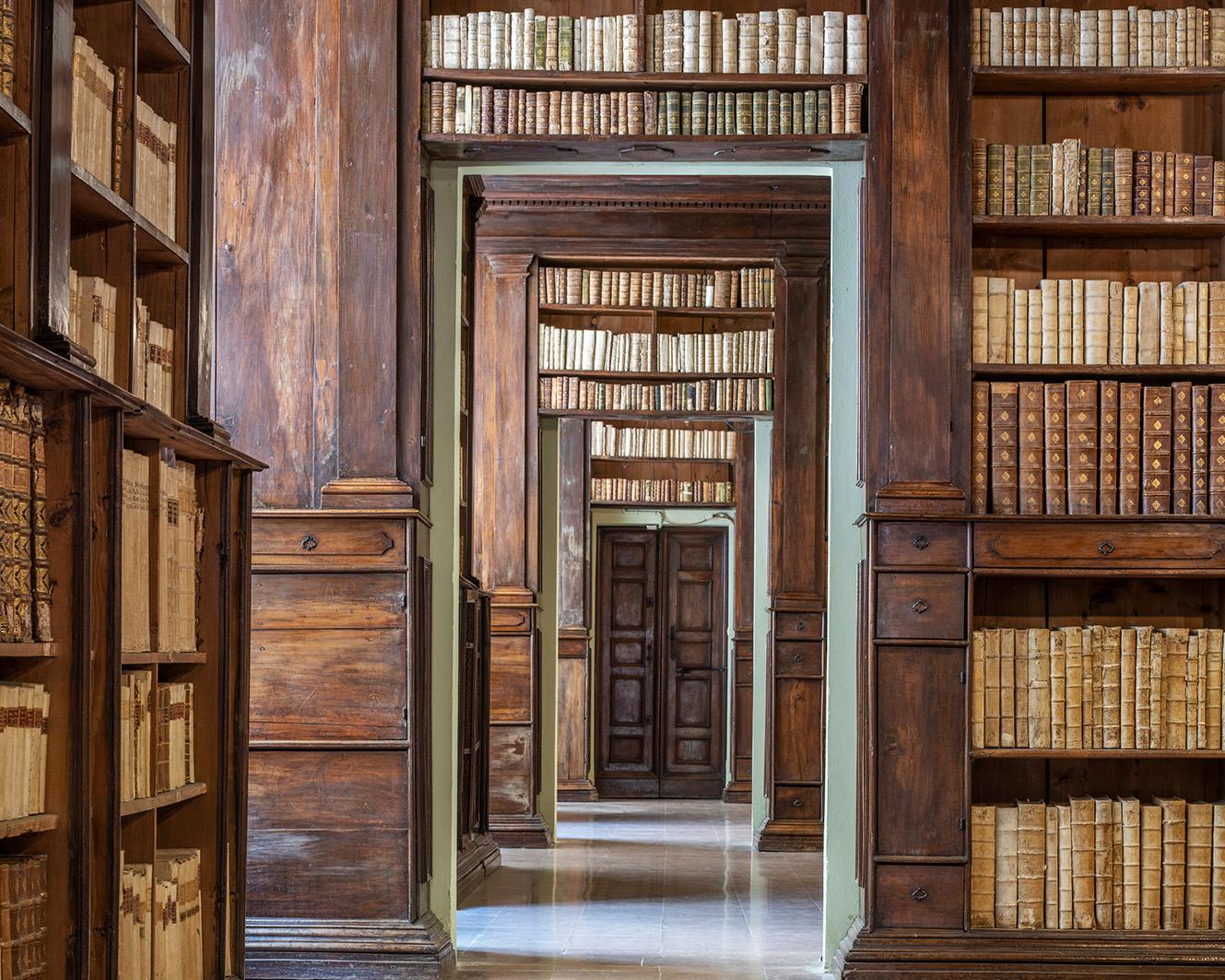 Bibliothek Gambalunga I, Rimini, Italien