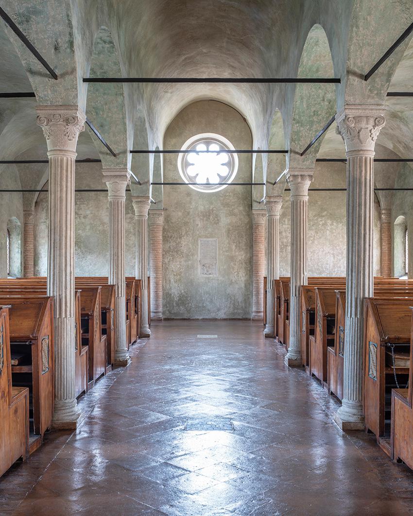 Reinhard Görner Color Photograph - Biblioteca Malatestiana, Cesena