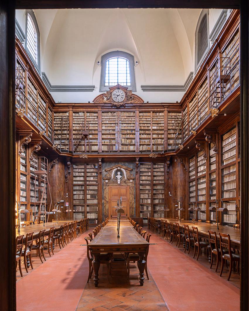 Reinhard Görner Color Photograph - Biblioteca Marucelliana, Florence