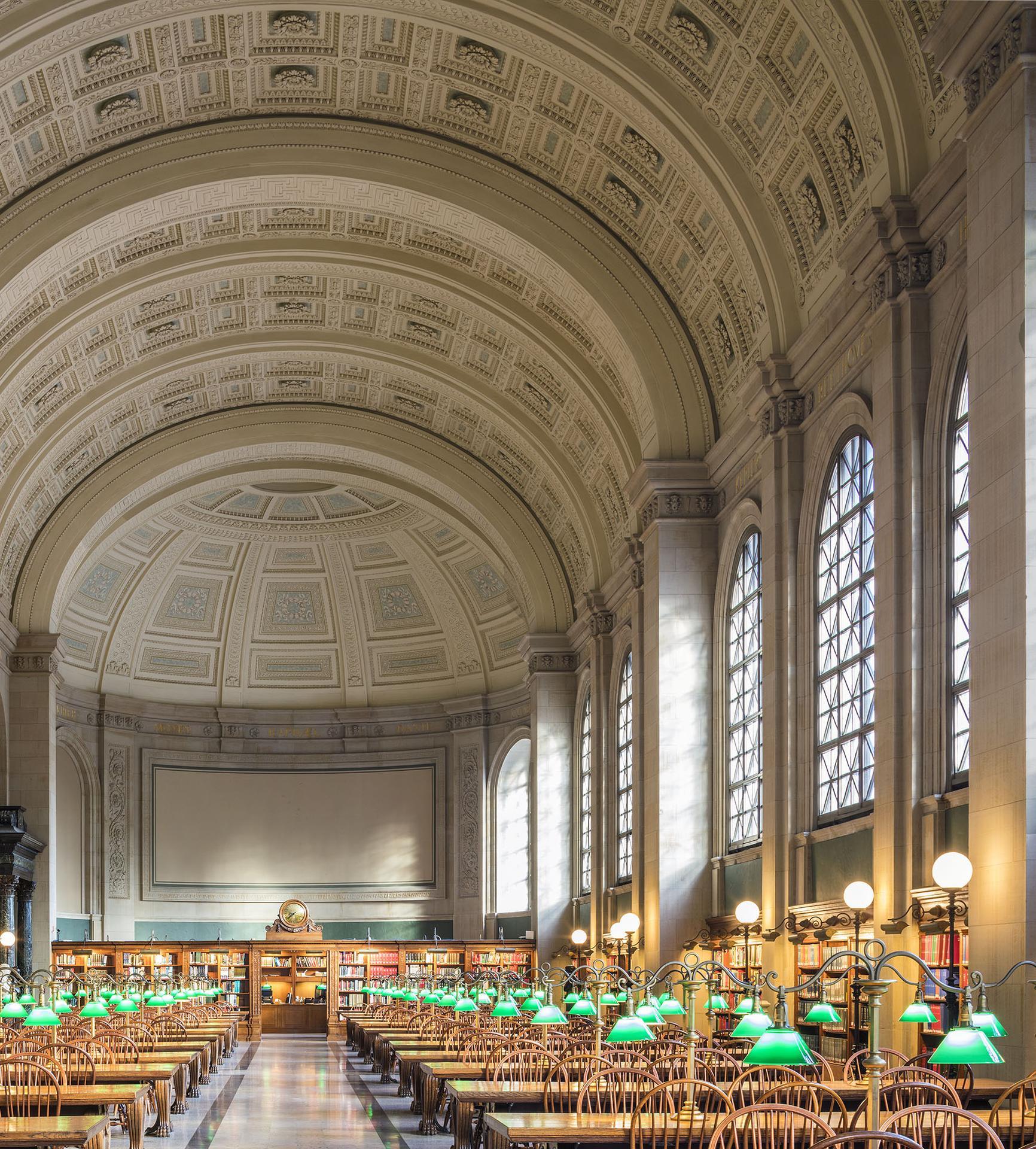 Biblioteca pubblica di Boston - Landscape Photograph Marrone di Reinhard Görner