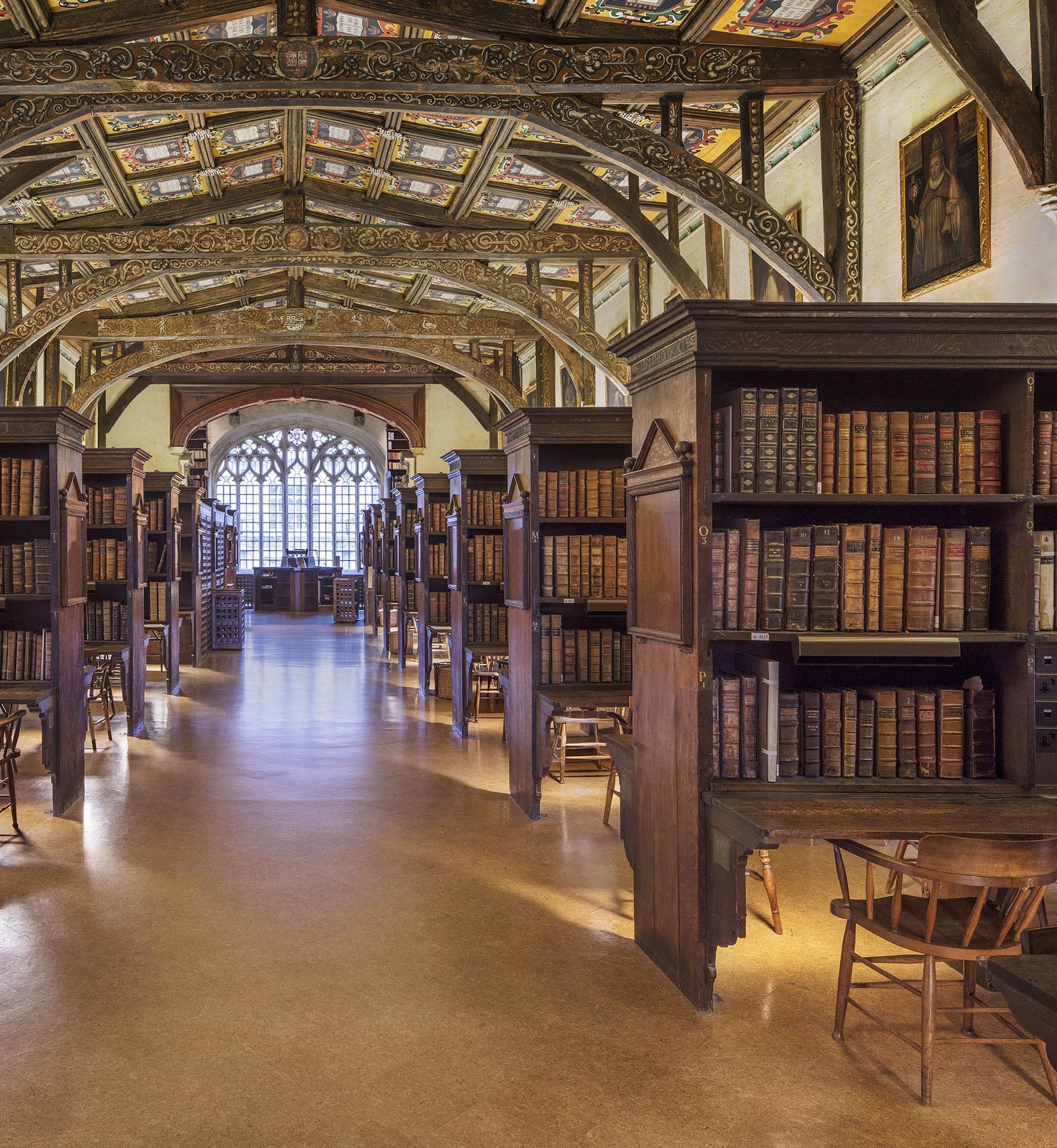 Biblioteca del Duca Humfrey I, Oxford, Inghilterra - Photograph Concettualismo di Reinhard Görner
