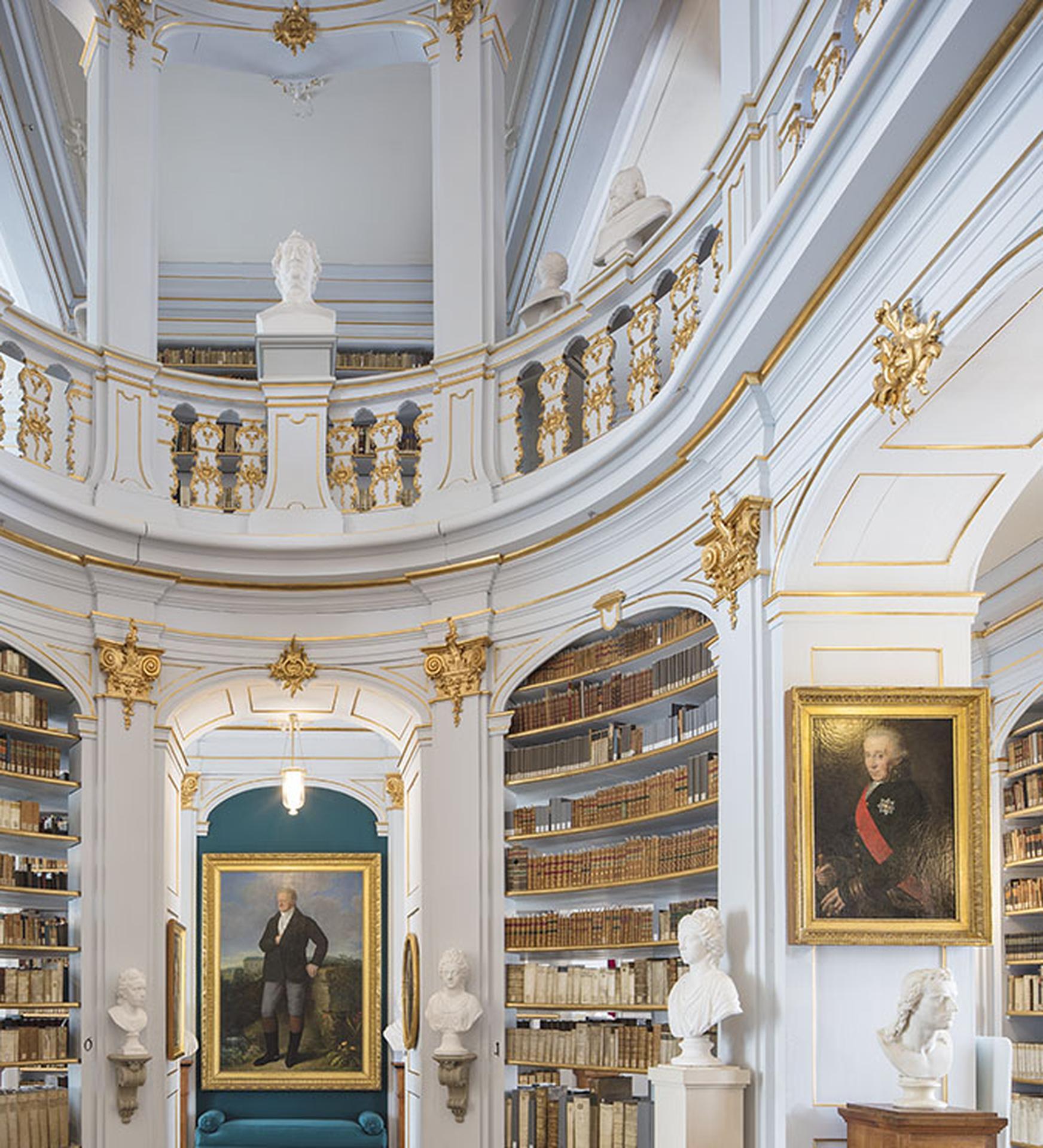 Biblioteca 'Great Minds' della Duchessa Anna Amalia, Architettura tedesca Fotografia - Photograph Concettualismo di Reinhard Görner