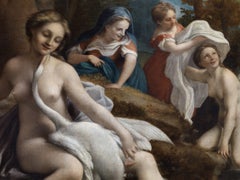 Reinhard Görner - Leda mit Schwan, 1532, Correggio - Gemälde Detailaufnahme
