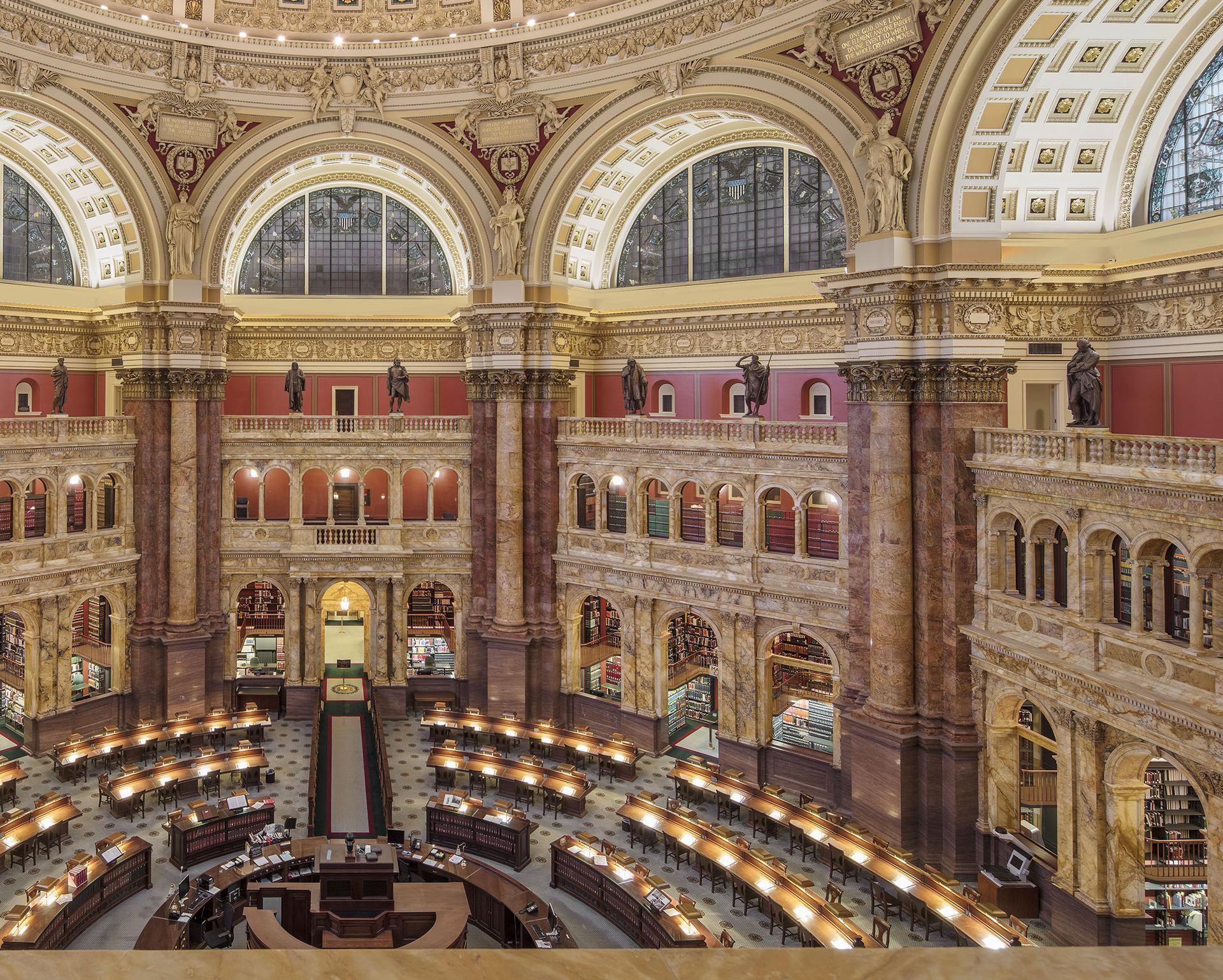 Bibliothek des Kongresses I, Washington DC (Konzeptionell), Photograph, von Reinhard Görner