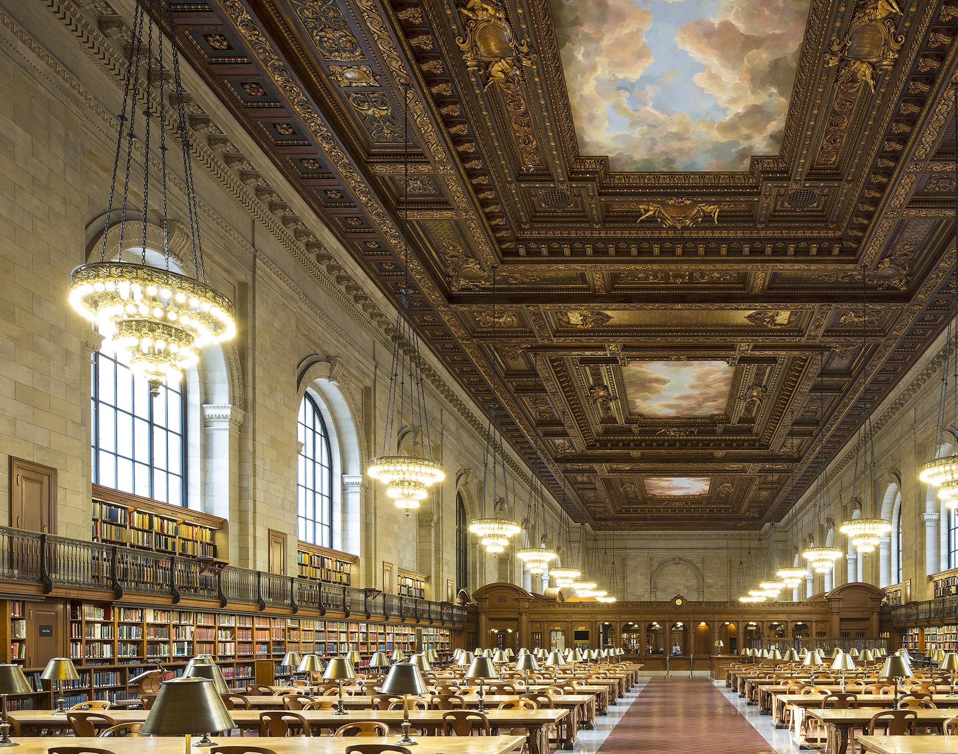 Sala di lettura principale di Rose, 2014
Biblioteca pubblica
New York

70 x 88,9 pollici
Ed. del 5
$11,000

60 x 76,2 pollici
Ed. del 7
$9,000

50 x 63.5
Ed. di 10
$6,000

firmato e numerato sull'etichetta, al verso

Reinhard Görner, con le sue