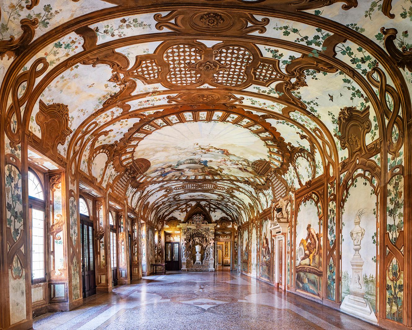 Reinhard Görner Color Photograph - Sala dei Fiumi I (Hall of Rivers), Ducal Palace of Mantua, Italy