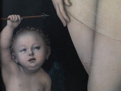 Venus and Amor I, 1530, Lucas Cranach The Elder, Painting Detail Photograph