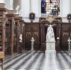 Wren Library, Cambridge, England, German Interior Architecture Photograph