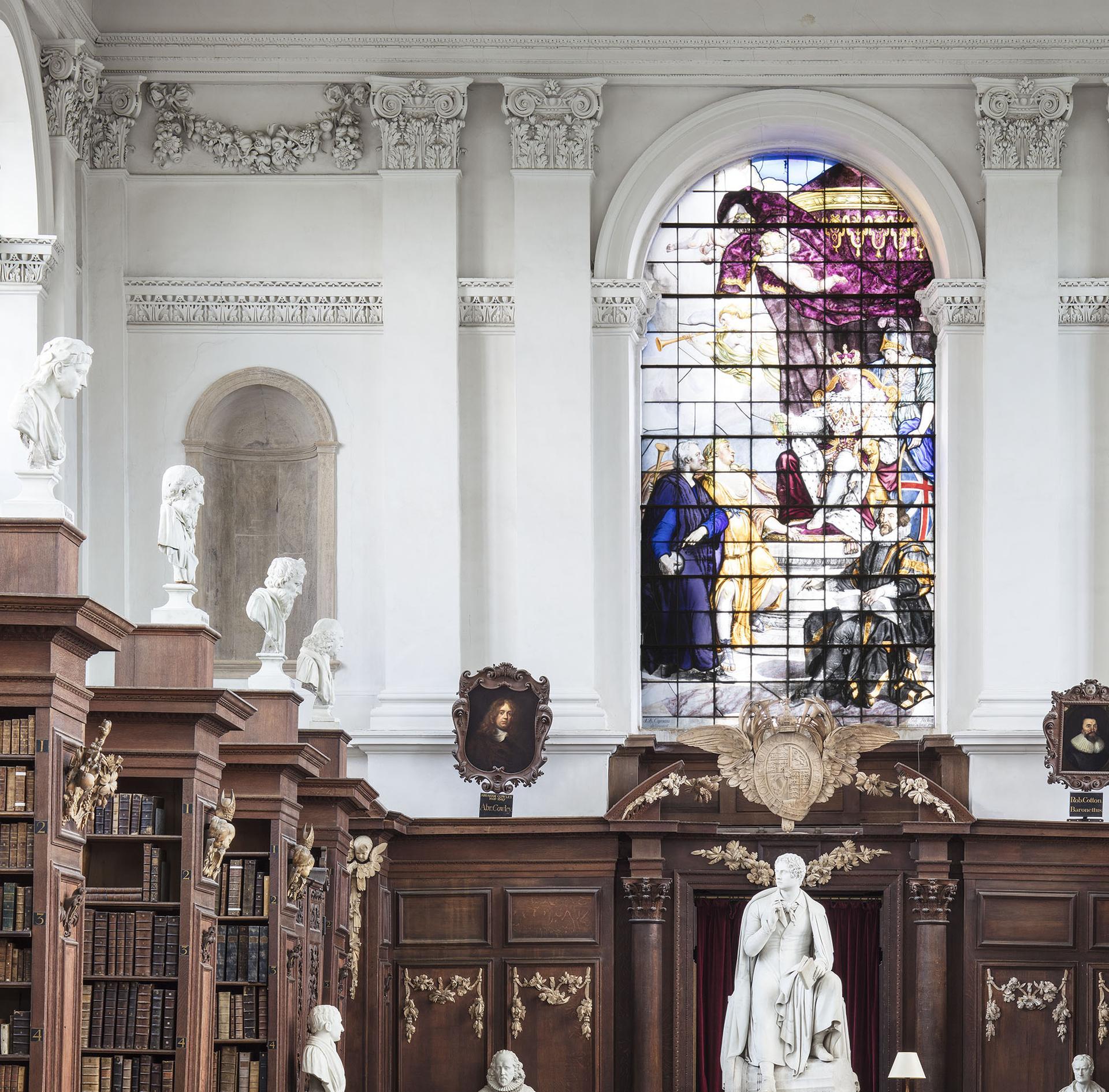 Wren Library, Cambridge, England, German Interior Architecture Photograph For Sale 2