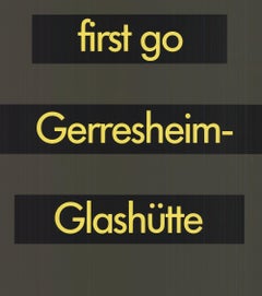 Galerie Hetzler 1985 Offset Print, Contemporary Landscape Photography