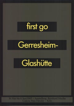 'Galerie Hetzler' 1985-
