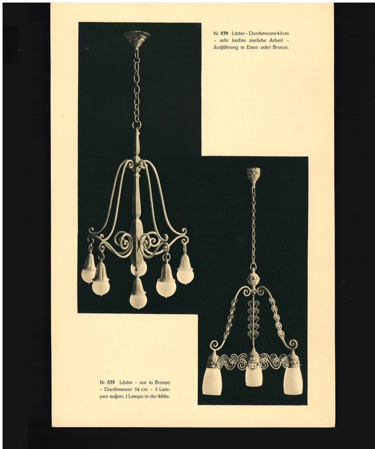 Reinhold Kirsch, German Early 20th Century Electric Lighting Catalogue