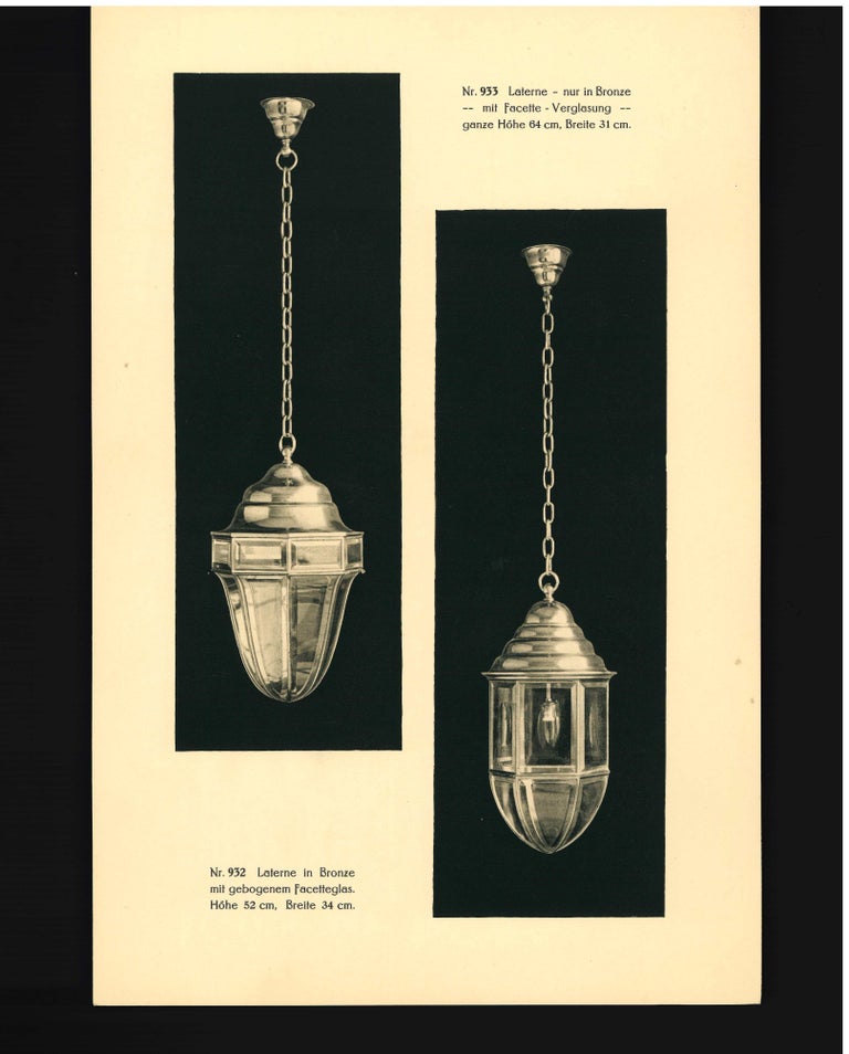 Reinhold Kirsch, German Early 20th Century Electric Lighting Catalogue