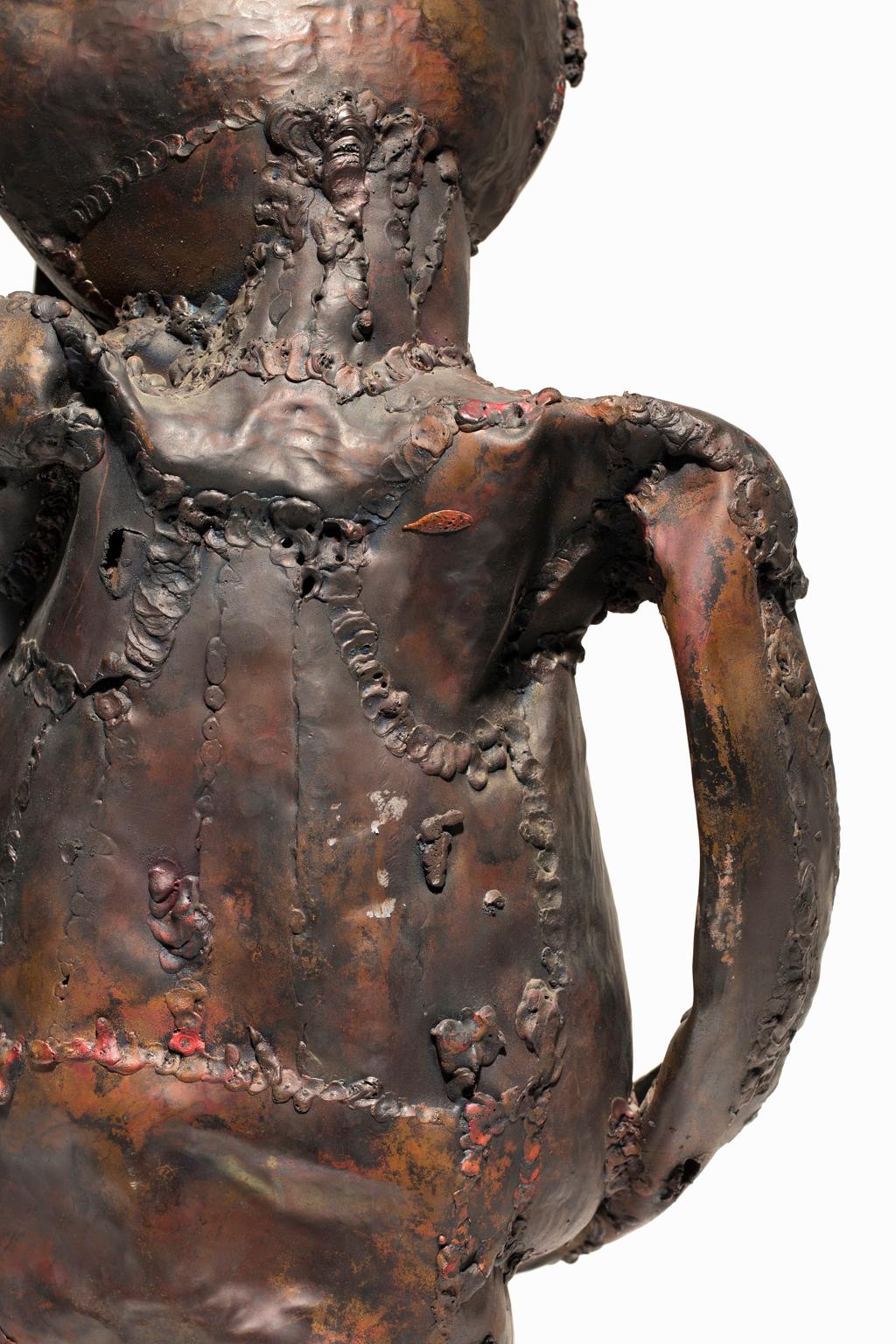  Reinhoud dHaese Sculpture Figure mythique Cuivre & Stone en vente 8