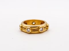 Reinstein Ross Eternity Ring In 22Kt Yellow Gold With 1.05 Ctw in Diamonds