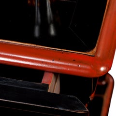 Table d'appoint française de style Louis Philippe fabriquée à la main en cerisier massif