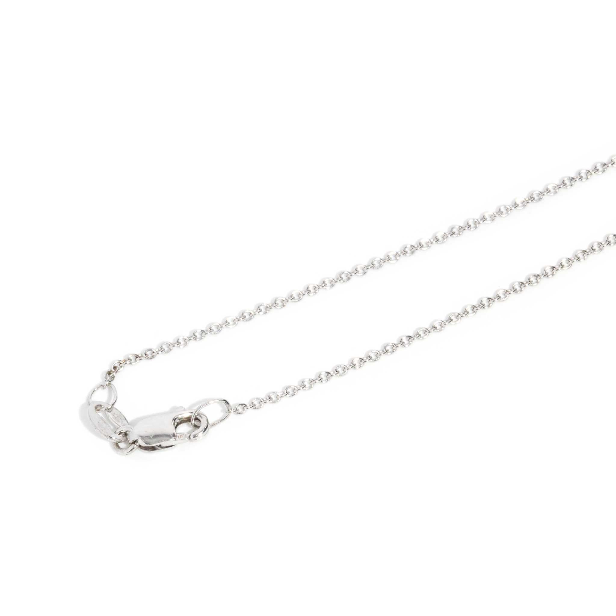 Collier réinventé en or blanc 18 carats avec émeraudes naturelles et diamants de 0,70 carat en vente 3