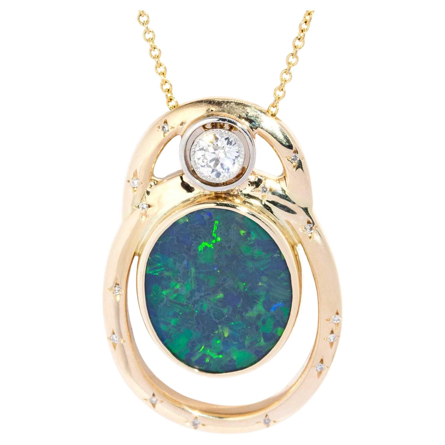 Black Opal Necklaces