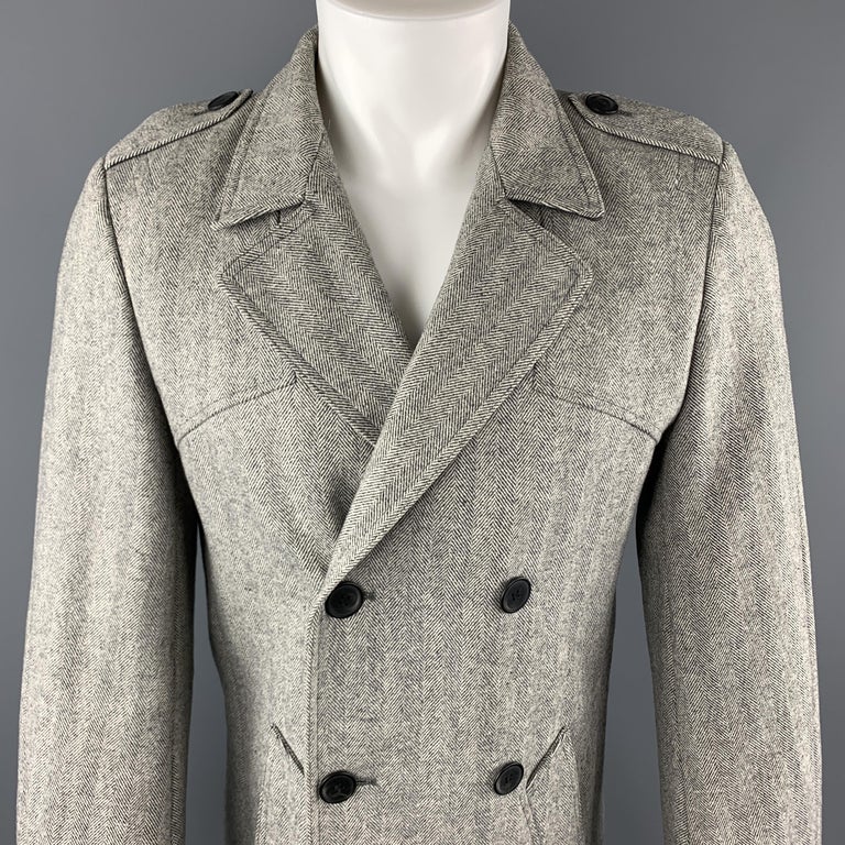 reiss grey wool coat