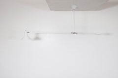 Reedición de la lámpara de techo de contrapeso Anvia blanco mate "Flying Duke" n.º 2001