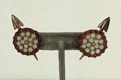 Reja Roman Gladiator Shield Retro Earclips