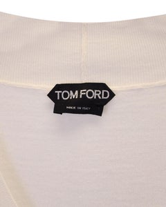 RIFIUTATO Maglione Tom Ford con scollo a V in cashmere beige
