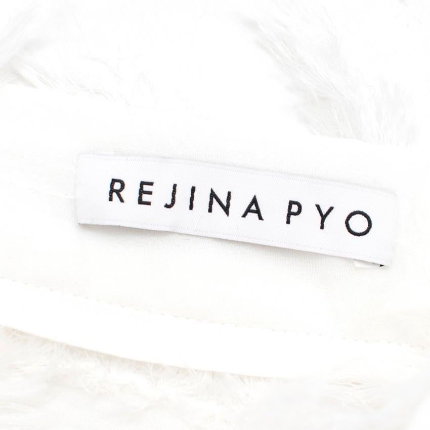 Women's Rejina Pyo feather-effect button-down skirt US 6