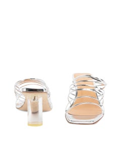 Rejina Pyo Women's Silver Zoe Strappy Sandals