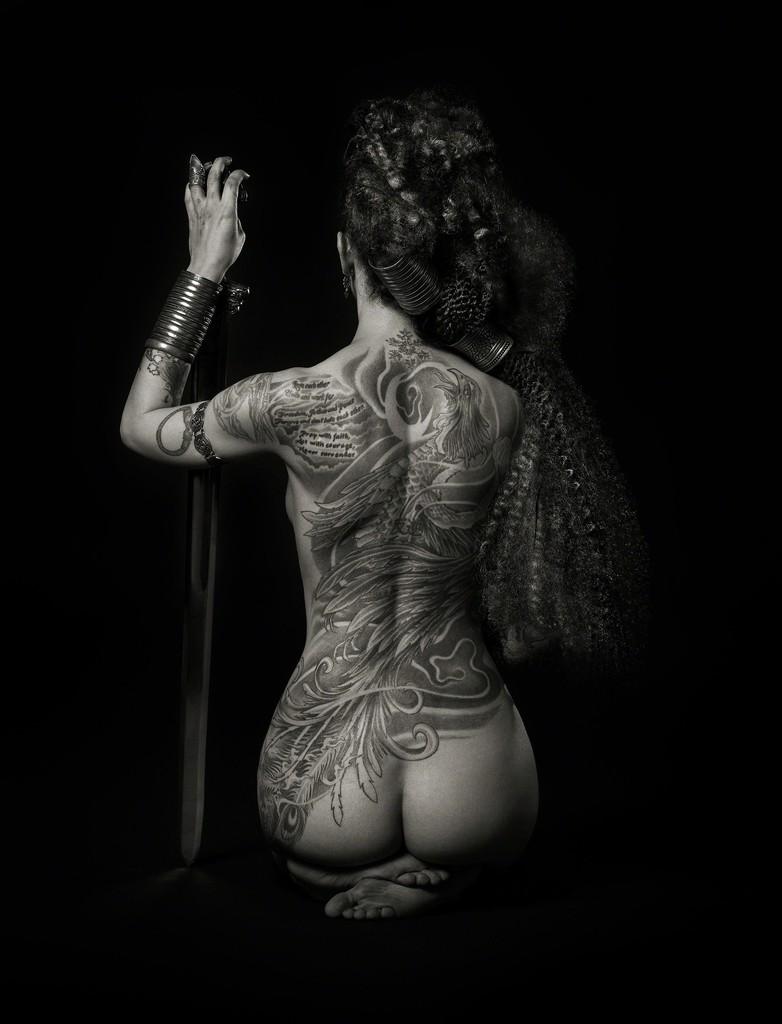 Reka Nyari Nude Photograph – protector of Odin