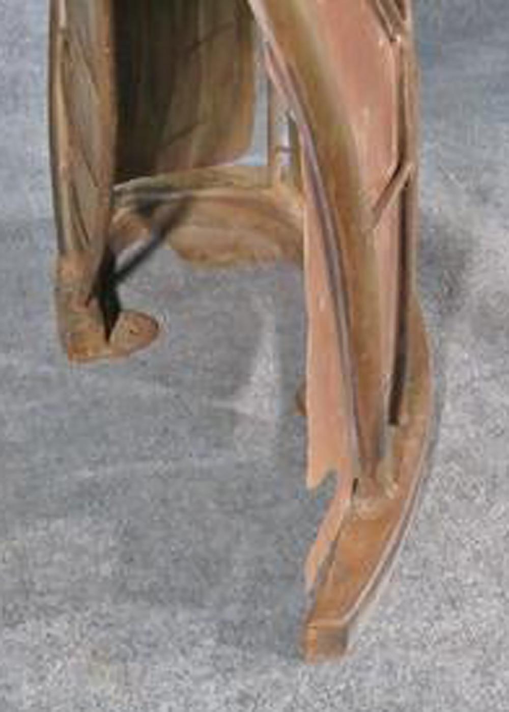 Copper Related Pair of Mid-Century Modern Brutalist Abstract steel Sculptures
