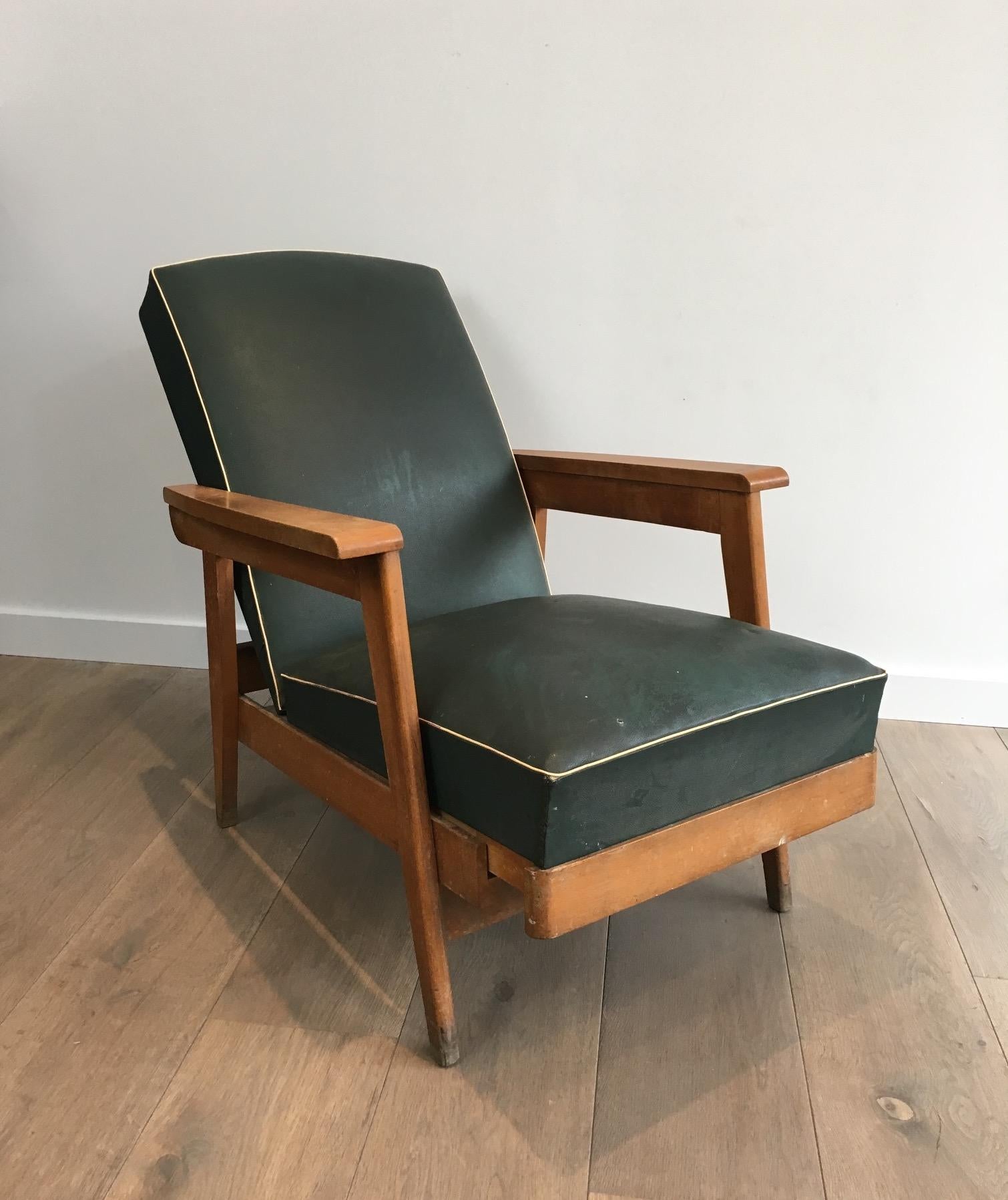 Mid-20th Century Relax Armchair French, circa 1950