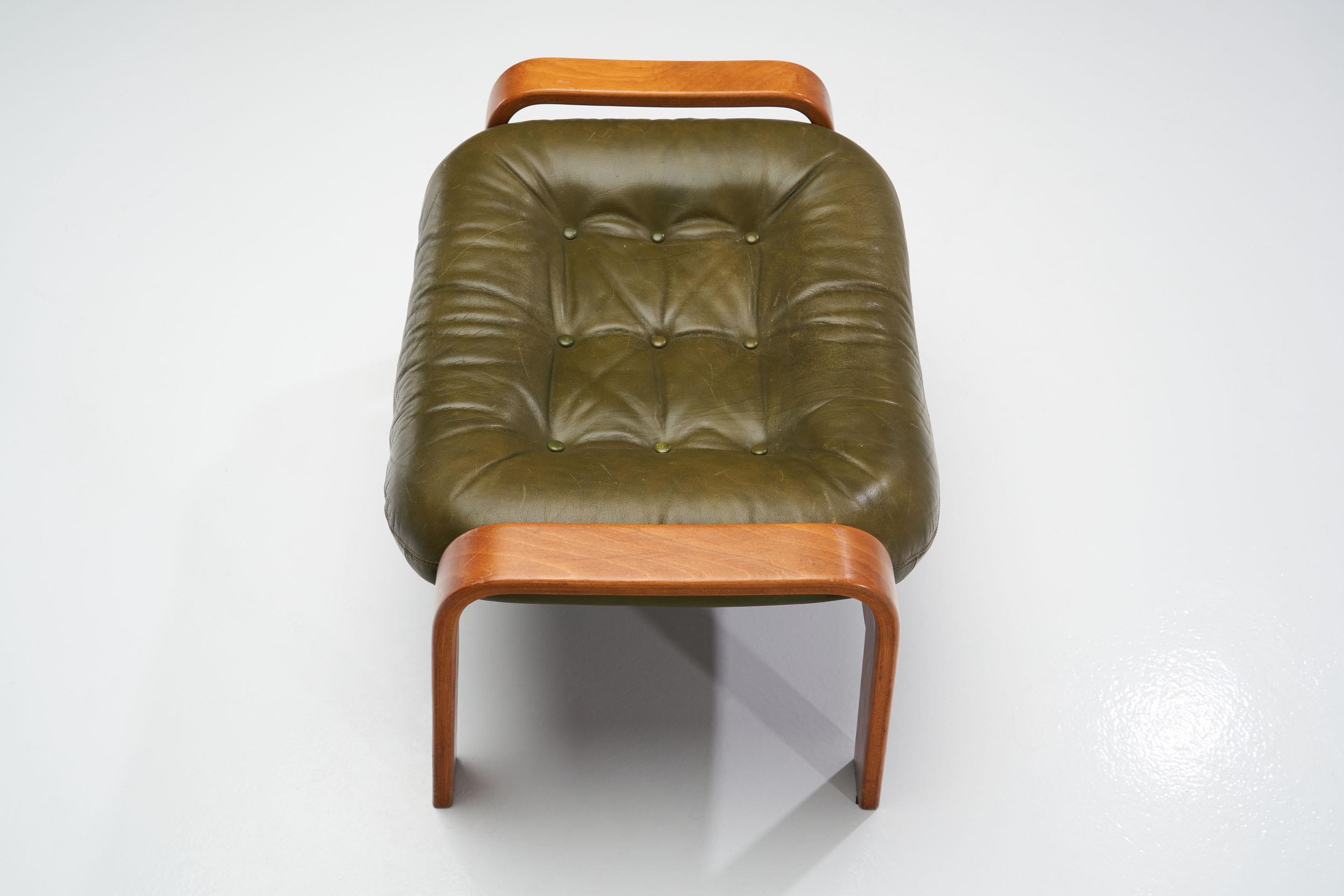 Relax II Stühle und Fußhocker von Gte Mbler Nassj AB, Schweden, 1970 5