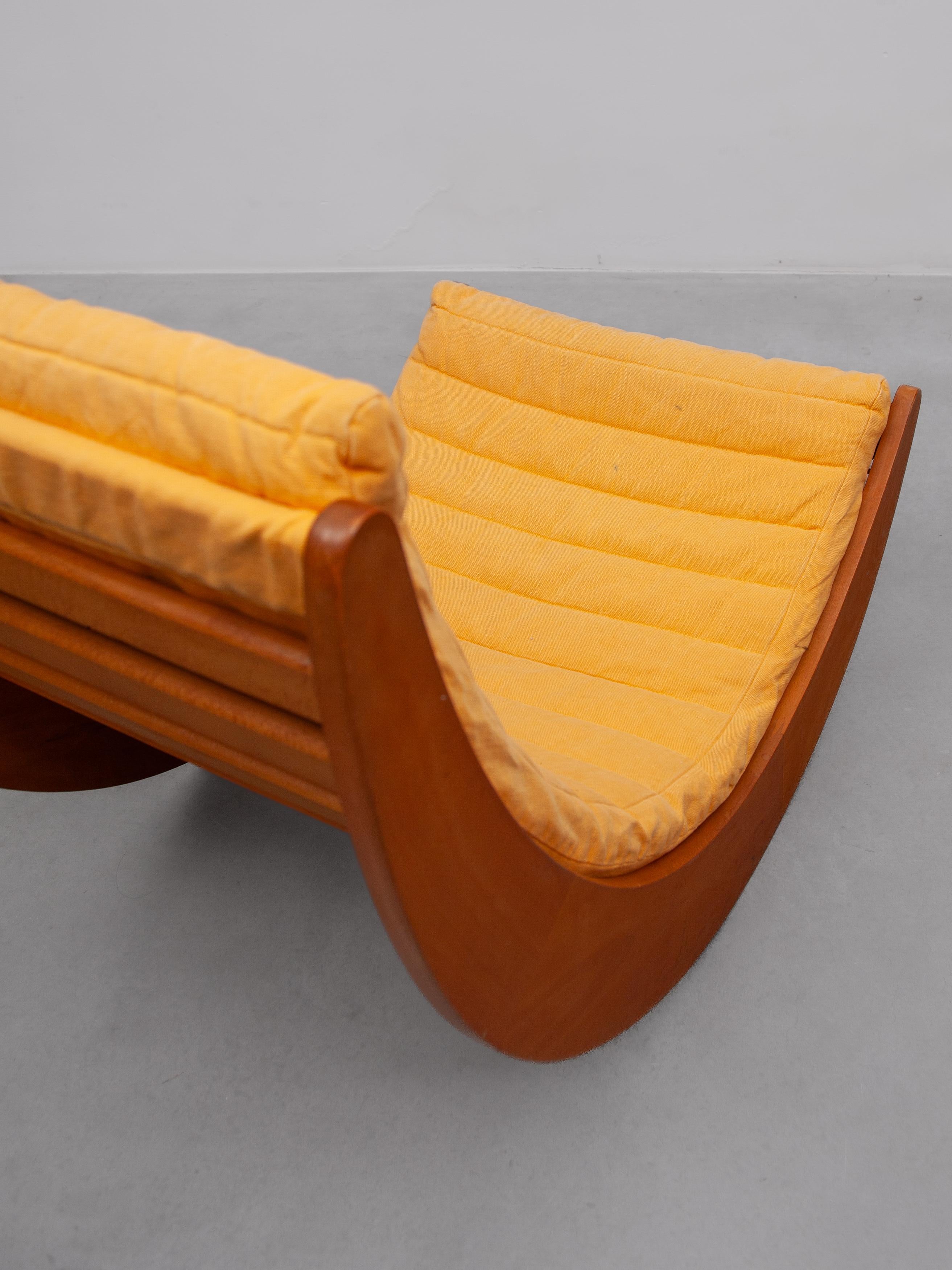 Sedia a dondolo 'Relaxer 2' di Verner Panton per Rosenthal Studio-Line, 1974 in vendita 4