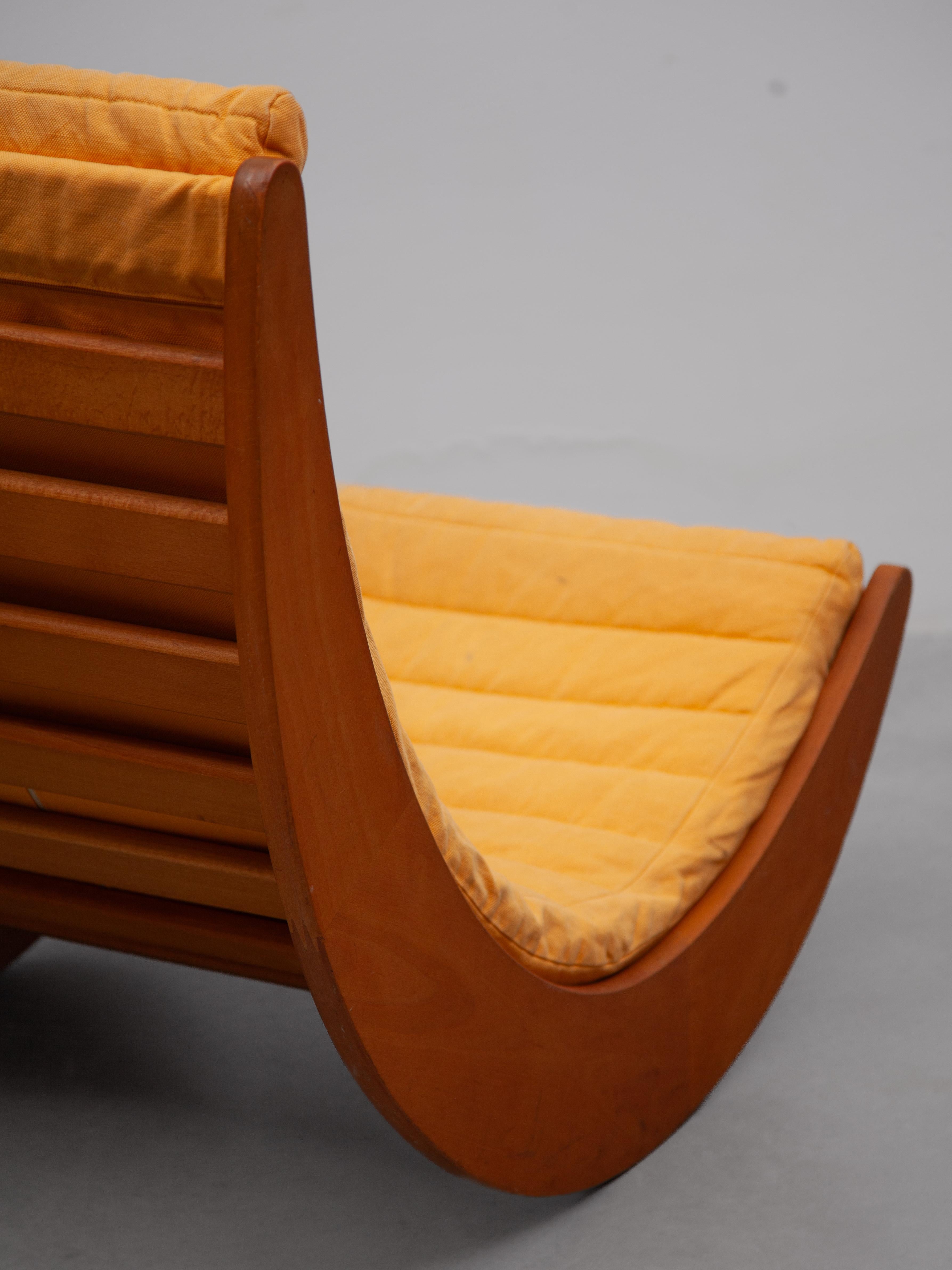 Sedia a dondolo 'Relaxer 2' di Verner Panton per Rosenthal Studio-Line, 1974 in vendita 5
