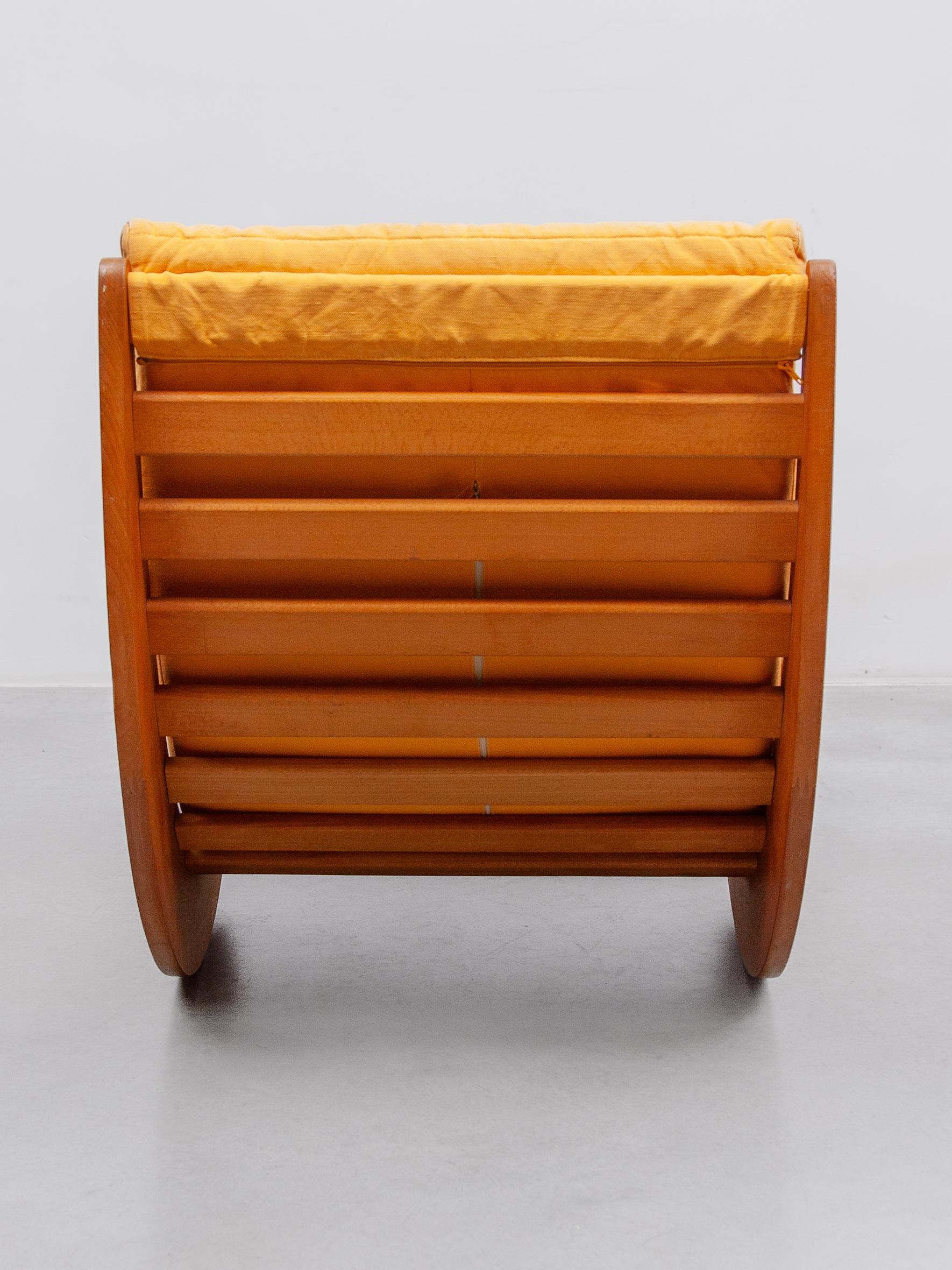 Fine XX secolo Sedia a dondolo 'Relaxer 2' di Verner Panton per Rosenthal Studio-Line, 1974 in vendita