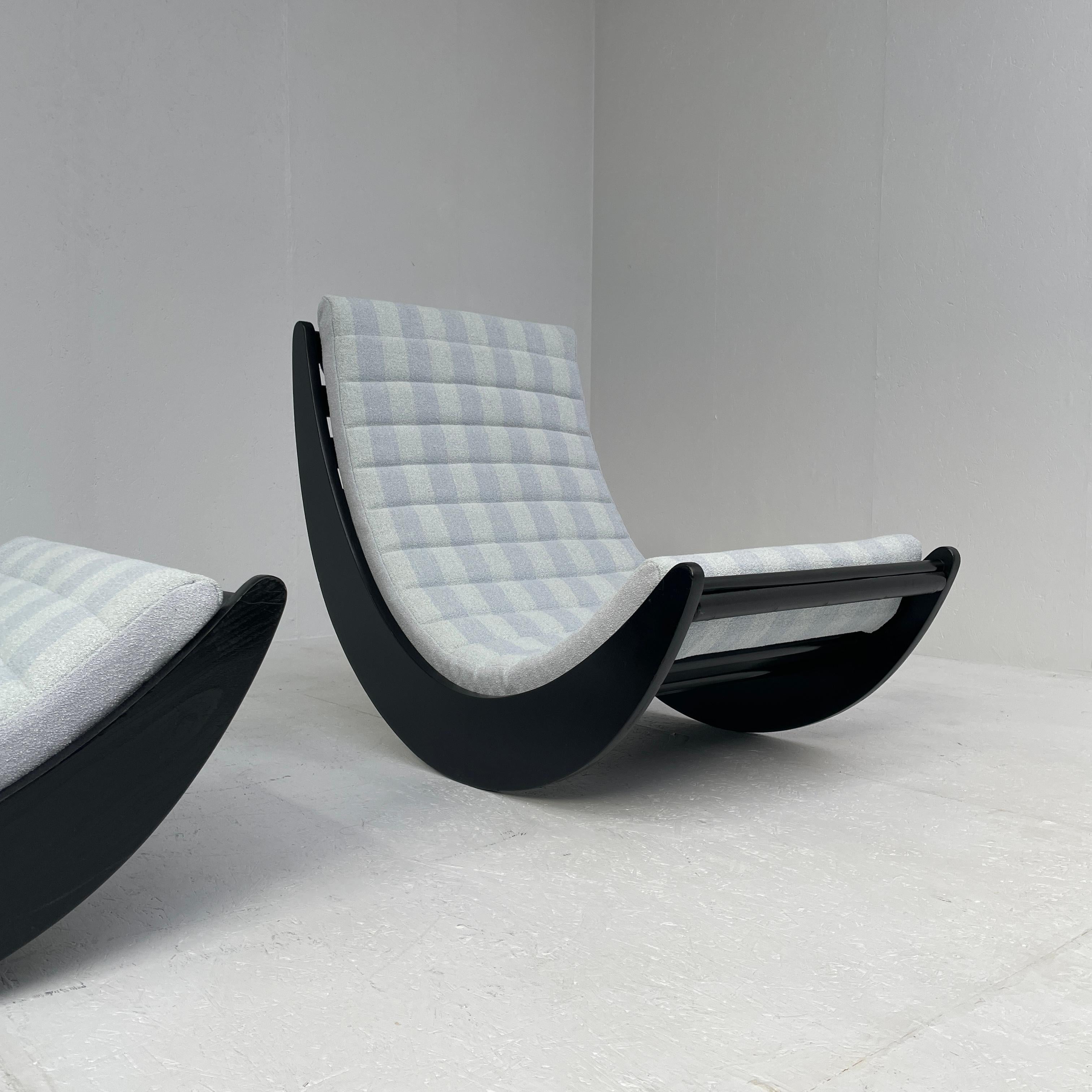 Fabric Relaxer Chair by Verner Panton (1970) For Sale